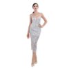 Sexy Halter Sequin Split Dress