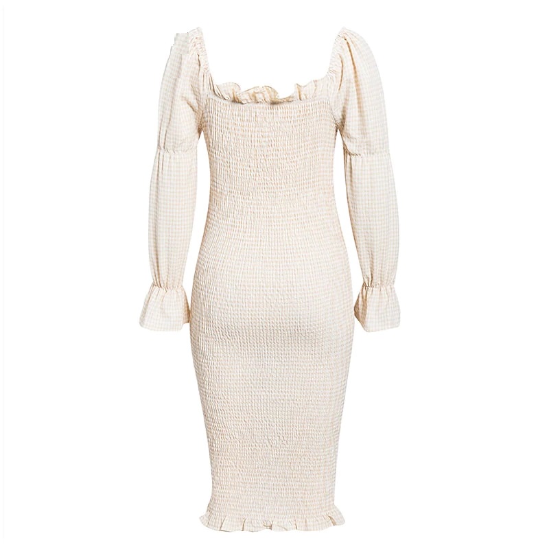 Sexy Streetwear Off Shoulder Knitted Party Dress - Image 4