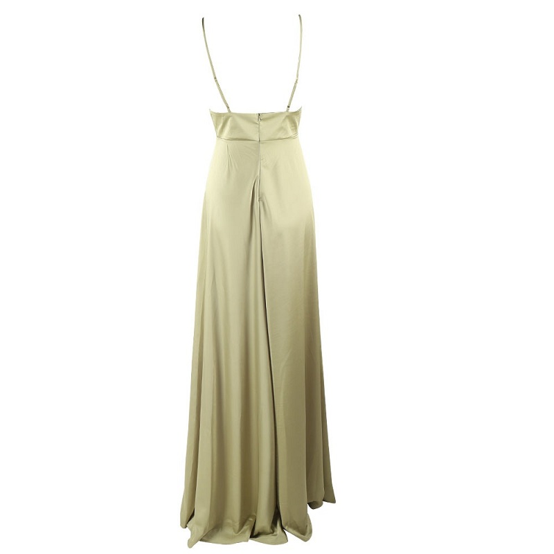 Sexy V-Neck Backless Two Split Maxi Dress - Image 8