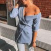 Sexy one shoulder women blazers and jackets