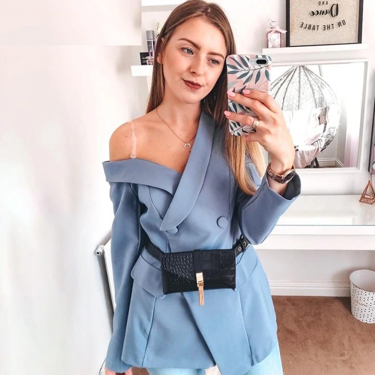 Sexy one shoulder women blazers and jackets - Image 6