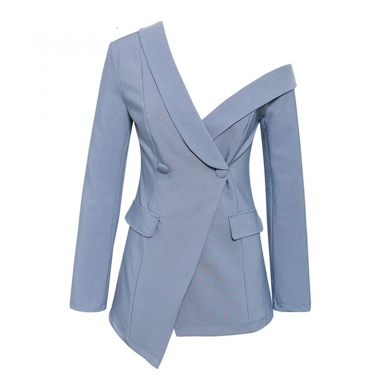 Sexy one shoulder women blazers and jackets - Image 7