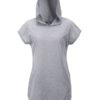 Short Sleeve Oversized Longline Hoodie - Image 4