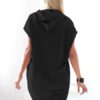 Short Sleeve Oversized Longline Hoodie - Image 5
