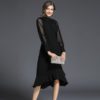 Solid Chiffon Mermaid Long Dresses - Image 5