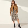 Solid Drop Shoulder Single Breasted Corduroy Street wear Jacket - Image 9