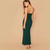 Spaghetti Strap Sexy Side Split Night Out Party Maxi Dress - Image 7