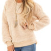 Teddy Bear Pullover Long Sleeves Cotton Furry Sweatshirt - Image 2
