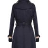 Trench Coat Long Sleeve Sash Double Breasted Rain Coat - Image 5