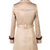 Trench Coat Long Sleeve Sash Double Breasted Rain Coat - Image 8