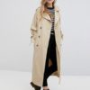 Trench Long Sleeve Turndown Collar Windproof Coat