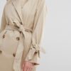 Trench Long Sleeve Turndown Collar Windproof Coat - Image 2