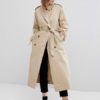 Trench Long Sleeve Turndown Collar Windproof Coat - Image 4