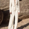 Lace Sexy Long Sleeves V Neck Layered Bohemian Two Piece Sets Outfit