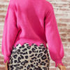 V-Neck Long Sleeves Acrylic Pullovers Sweaters - Image 4