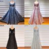 V-Neck Sexy Flowers Beading Long Sleeves Evening Gowns - Image 18