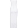 V-Neck Split Front Sleeveless Layered Semi Formal Party Dresses - Image 3