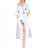 Vintage Mexican Embroidery Long Maxi Dress
