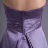 A-line Flower Satin Knee-Length Bridesmaid Dress with Sweetheart Neck - Image 8