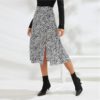 Sexy Print Fashion Ladies A Line Midi Skirts - Image 4