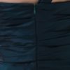 Bridesmaid Dress Taffeta One Shoulder Ribbon A Line Maxi Party Dress - Image 8