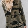 Camo Sweatshirt Long Sleeve Round Neck Pullover Top - Image 2