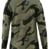 Camo Sweatshirt Long Sleeve Round Neck Pullover Top - Image 3