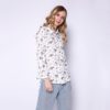 Casual Deer Pattern Cute Asymmetric Shirt - Image 4
