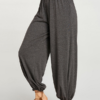 Casual Solid Color Elastic Waist Plus Size Yoga Pants