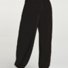 Casual Solid Color Elastic Waist Plus Size Yoga Pants - Image 4