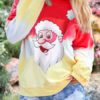 Christmas Hoodie Long Sleeves Cotton Blend Hooded Sweatshirt - Image 2