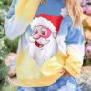 Christmas Hoodie Long Sleeves Cotton Blend Hooded Sweatshirt - Image 3