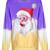 Christmas Hoodie Long Sleeves Cotton Blend Hooded Sweatshirt - Image 5