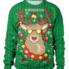 Christmas Long Sleeve Oversized Printed Pullover Sweatshirt