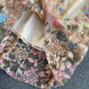 Elegant Embroidered Flower Round Neck Short Sleeve Dress - Image 23