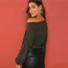 Elegant Round Neck Crop Pullovers - Image 3