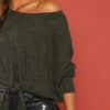 Elegant Round Neck Crop Pullovers - Image 5
