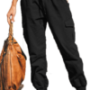Fashion Solid Color Pocket Cargo Pants
