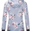 Floral Hoodies Long Sleeve Drawstring Hooded Sweatshhirt - Image 5