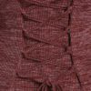 Hooded Faux Fur High Low Midi Dress - Image 6