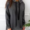 Hoodies Pullover Long Sleeves Hooded Sweatshirt