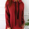 Hoodies Pullover Long Sleeves Hooded Sweatshirt - Image 2