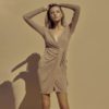 Irregular Sexy Off Shoulder Bodycon Mini Dress - Image 6