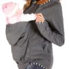 Kangaroo Hoodie Baby Carrier Pocket Pouch Holder Hooded Sweatshirt - Image 8