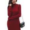 Long Sleeve High Collar Casual Longline Sweatshirt