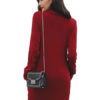 Long Sleeve High Collar Casual Longline Sweatshirt - Image 2