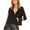 Long Sleeve Striped Hooded Pullover Sweatshirt