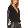 Long Sleeve Striped Hooded Pullover Sweatshirt - Image 3