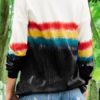 Long Sleeve Sweatshirts Ombre Women Oversized Casual Top - Image 3