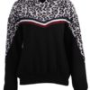 Long Sleeves Leopard Print Hooded Sweatshirt - Image 6